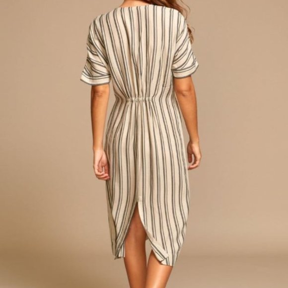 RVCA white striped dress - Picture 3 of 4